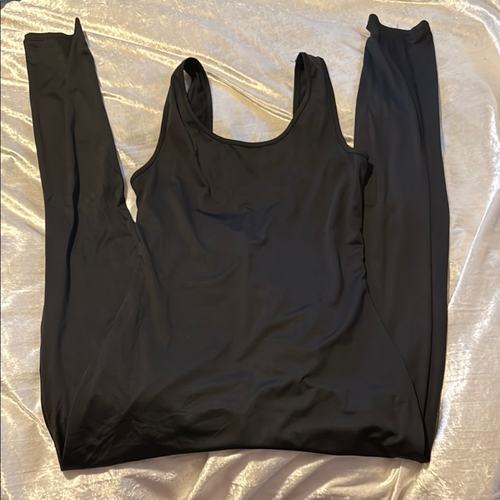 Black Sleeveless Jumpsuit